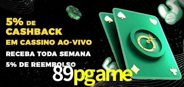 Promoções do cassino ao Vivo 89pgame